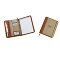 Cotton Canvas Zipper Padfolio